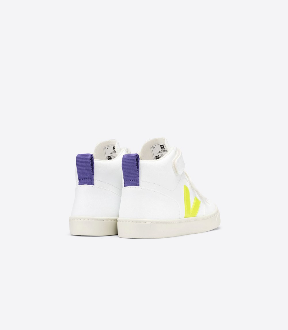 Veja Trainers Kids White - V-10 Mid Cwl - XQYD-49250